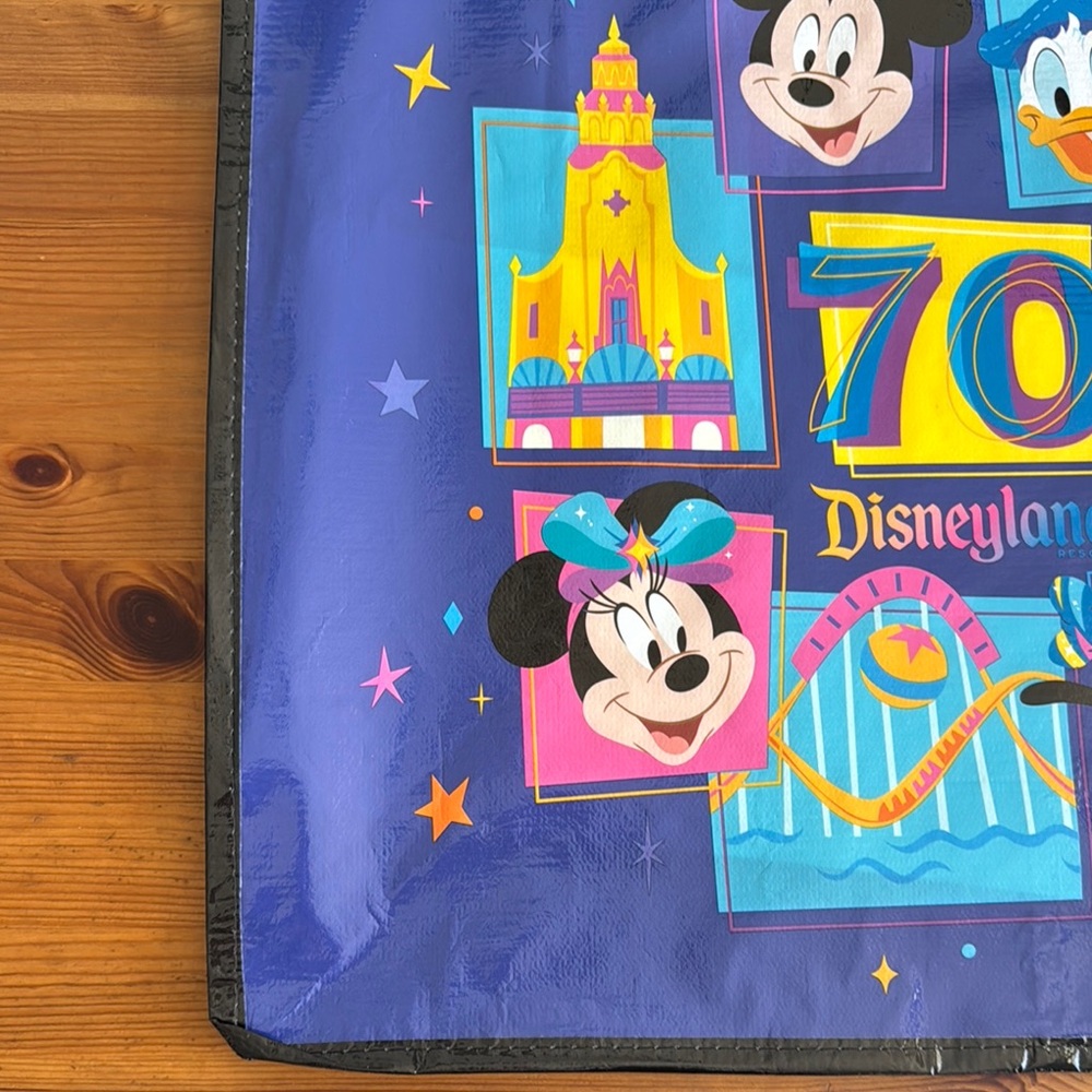 Disney Disneyland 70th Anniversary Character Tote Bag - Picture 3 of 12